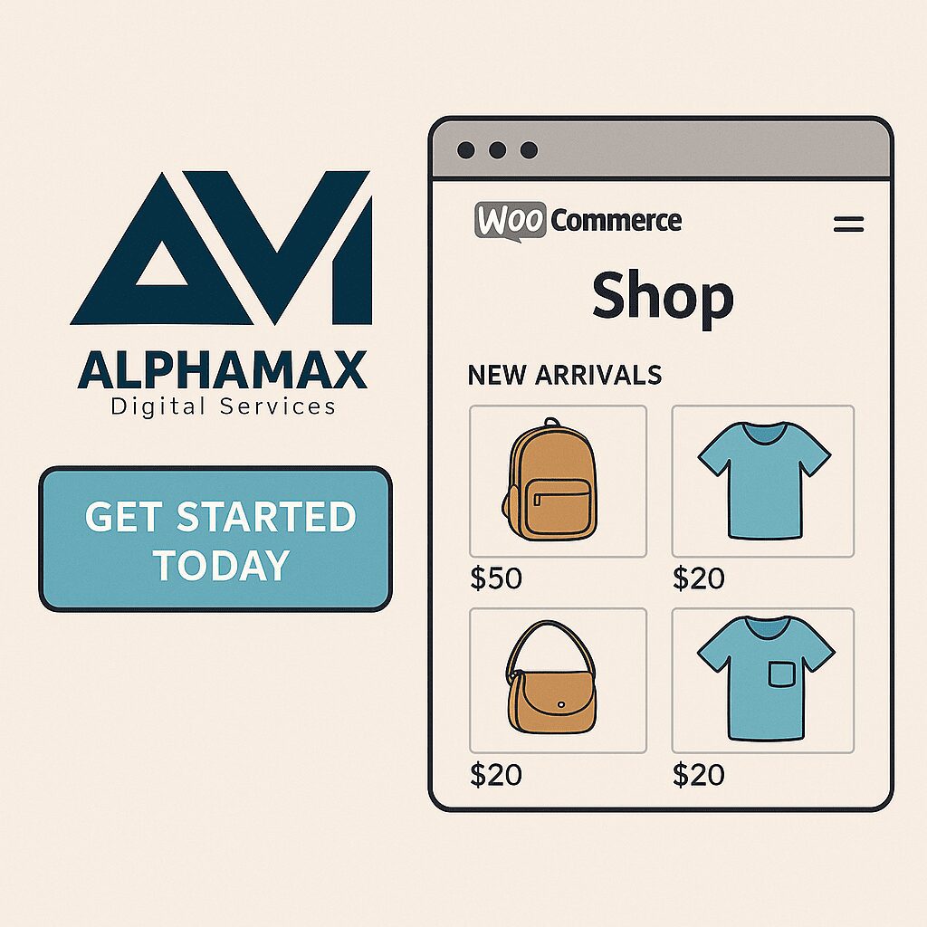 Partner with Alphamax Digital Services to launch a WooCommerce store