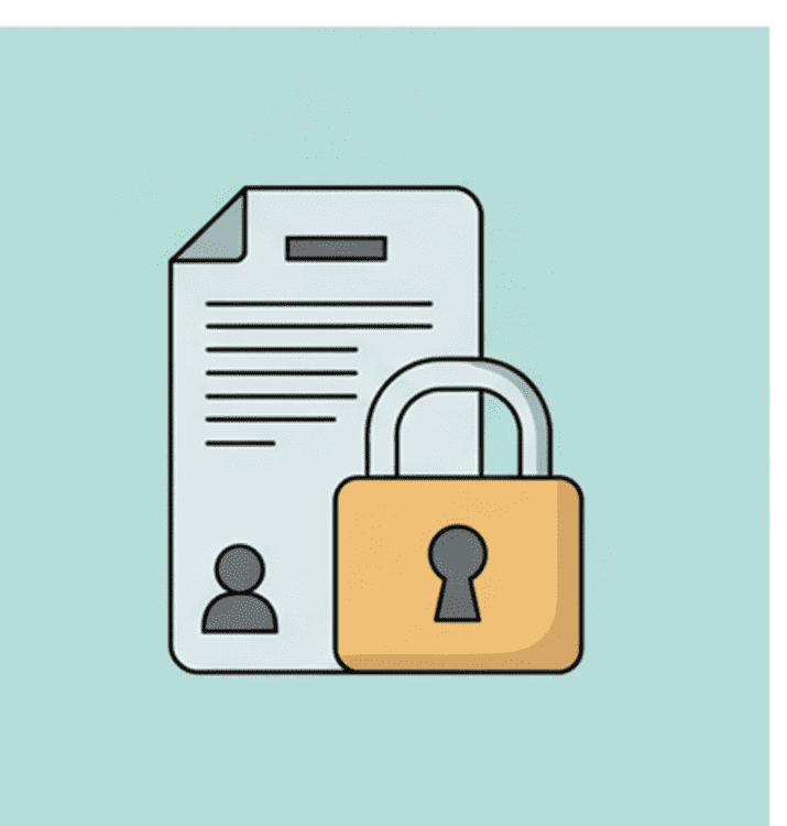 Flat‑style icon of a document with a large padlock, symbolizing rigid subscription tools.