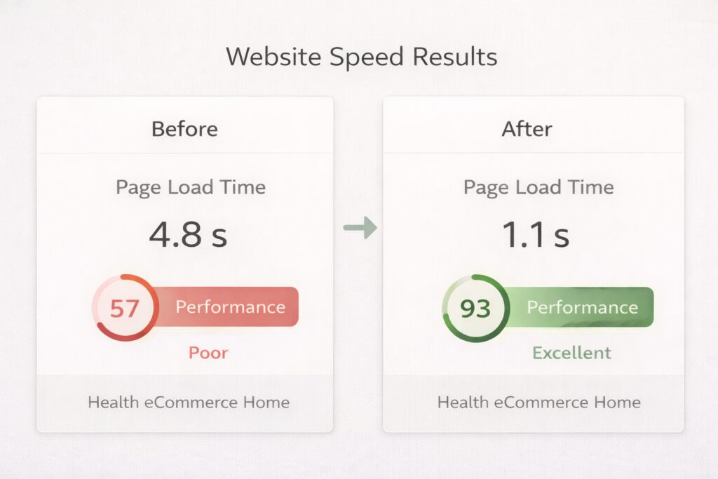 Proof Health Ecommerce Website