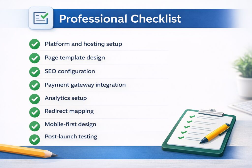 UK Ecommerce Web Design Checklist
