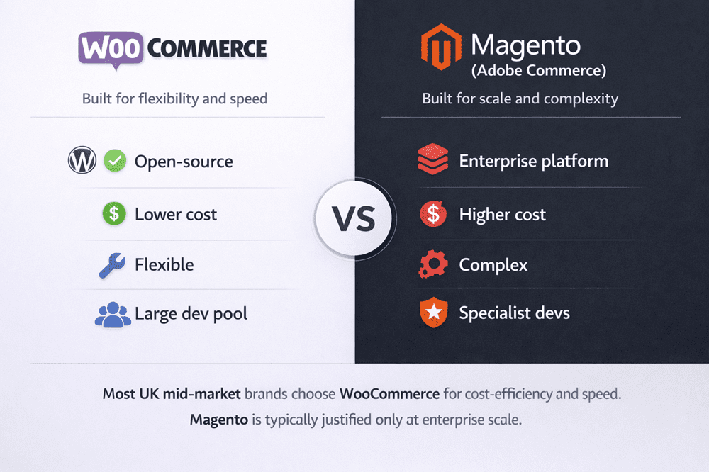 WooCommerce vs Magento